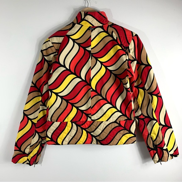 Totem Zip Up Abstract Print Jacket - Picture 11 of 15